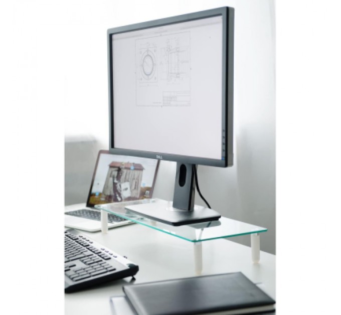 Digitus Підставка до монітора Digitus Universal glass Monitor Riser (DA-90358)