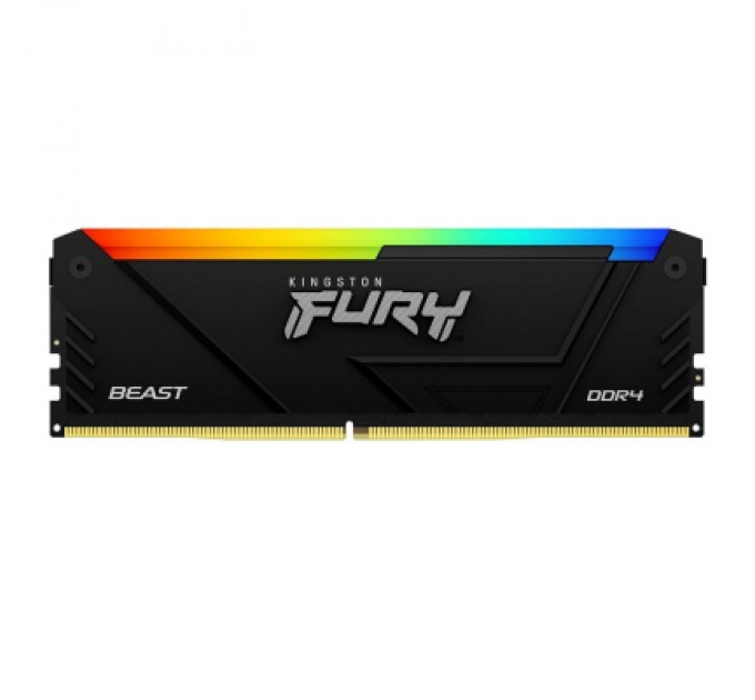 Kingston Fury (ex.HyperX) Модуль пам'яті для комп'ютера DDR5 32GB 6000 MHz Beast RGB Kingston Fury (ex.HyperX) (KF560C36BBEA-32)