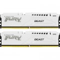 Kingston Fury (ex.HyperX) Модуль пам'яті для комп'ютера DDR5 32GB (2x16GB) 5600 MHz FURY Beast White Kingston Fury (ex.HyperX) (KF556C40BWK2-32)