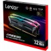 Lexar Модуль пам'яті для комп'ютера DDR5 32GB (2x16GB) 7200 MHz Ares RGB Black Lexar (LD5U16G72C34LA-RGD)