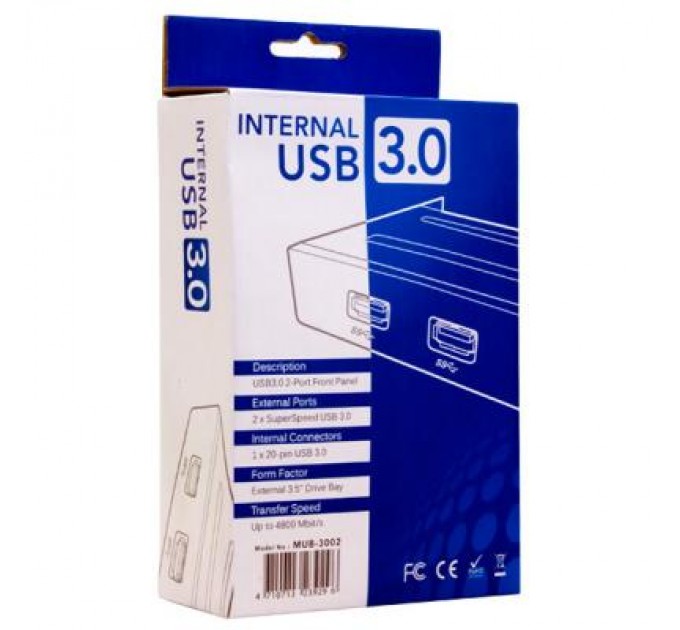 Chieftec Концентратор 2xUSB3.0 Chieftec (MUB-3002)