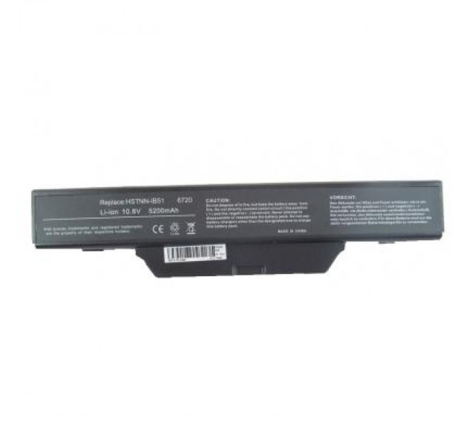 AlSoft Акумулятор до ноутбука AlSoft HP Compaq 550 GJ655AA 5200mAh 6cell 11.1V Li-ion (A41128)