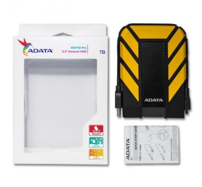 ADATA Зовнішній жорсткий диск 2.5" 1TB ADATA (AHD710P-1TU31-CYL)