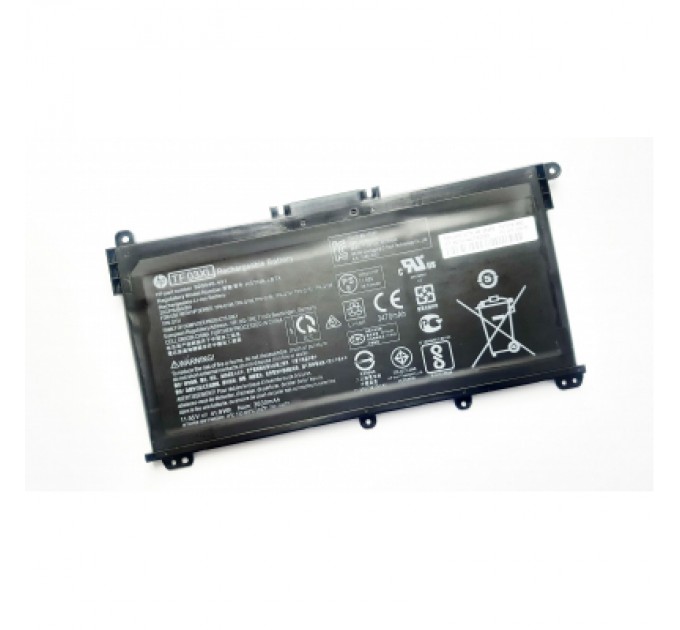 HP Акумулятор до ноутбука HP Pavilion 15-cd TF03XL, 3630mAh (41.9Wh), 3cell, 11.55V, Li-P (A47660)