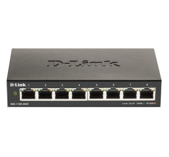 D-Link Комутатор мережевий D-Link DGS-1100-08V2
