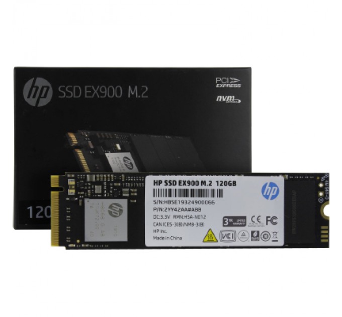 HP Накопичувач SSD M.2 2280 120GB EX900 HP (2YY42AA)