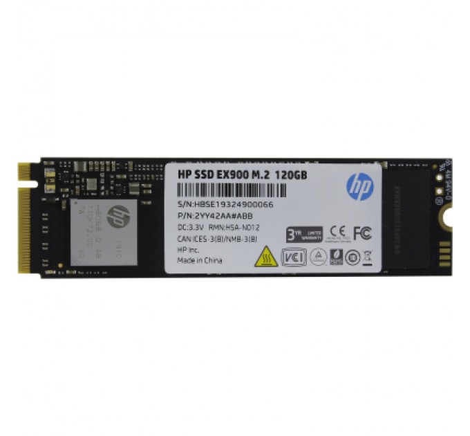 HP Накопичувач SSD M.2 2280 120GB EX900 HP (2YY42AA)