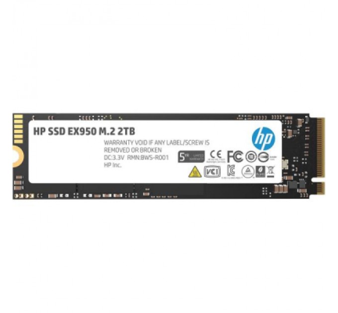 HP Накопичувач SSD M.2 2280 2TB EX950 HP (5MS24AA)