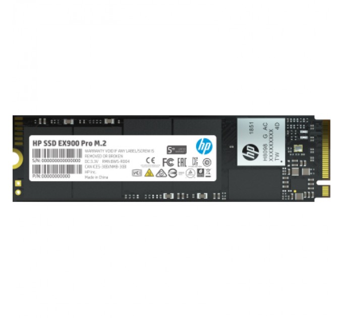 HP Накопичувач SSD M.2 2280 512GB EX900 Pro HP (9XL76AA)