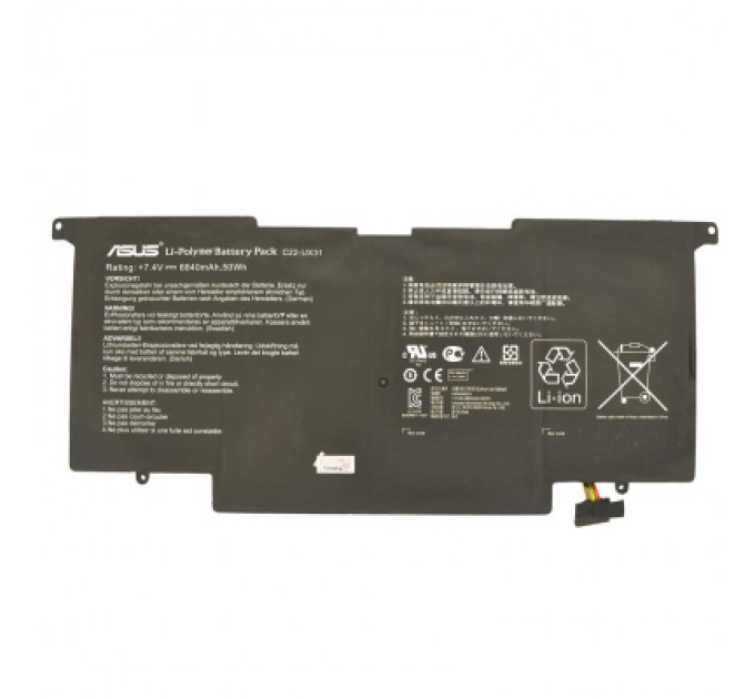 AlSoft Акумулятор до ноутбука Asus ZenBook UX31A C22-UX31, 6840mAh (50Wh), 6cell, 7.4V, Li-Pol, black AlSoft (A47782)