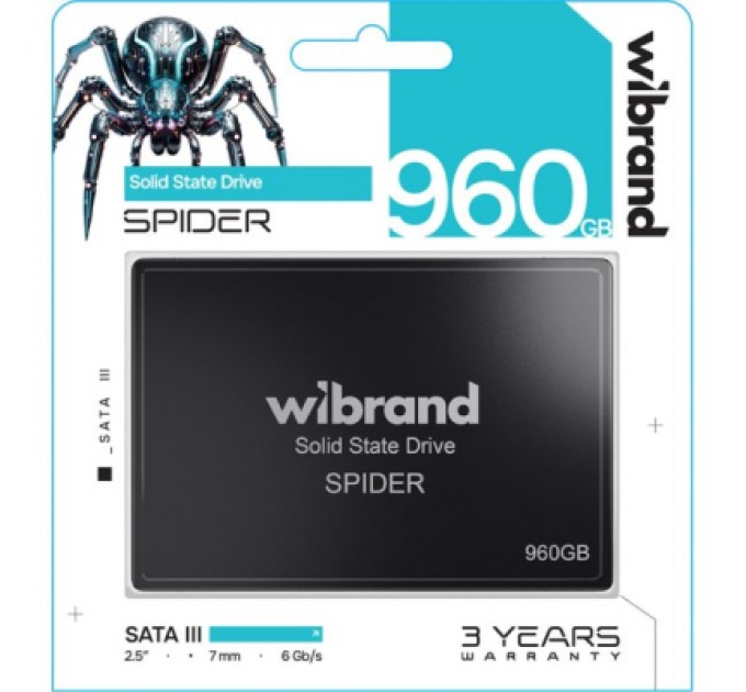 Wibrand Накопичувач SSD 2.5" 960GB Spider Wibrand (WI2.5SSD/SP960GBST)