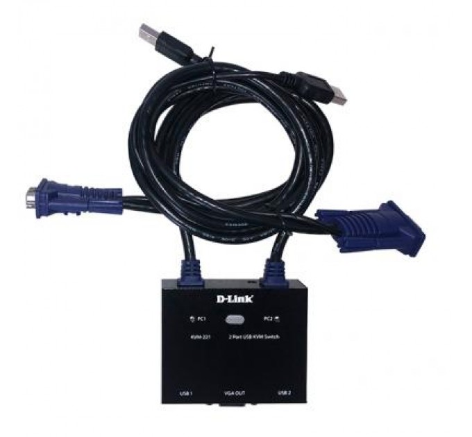 D-Link Комутатор KVM D-Link KVM-221