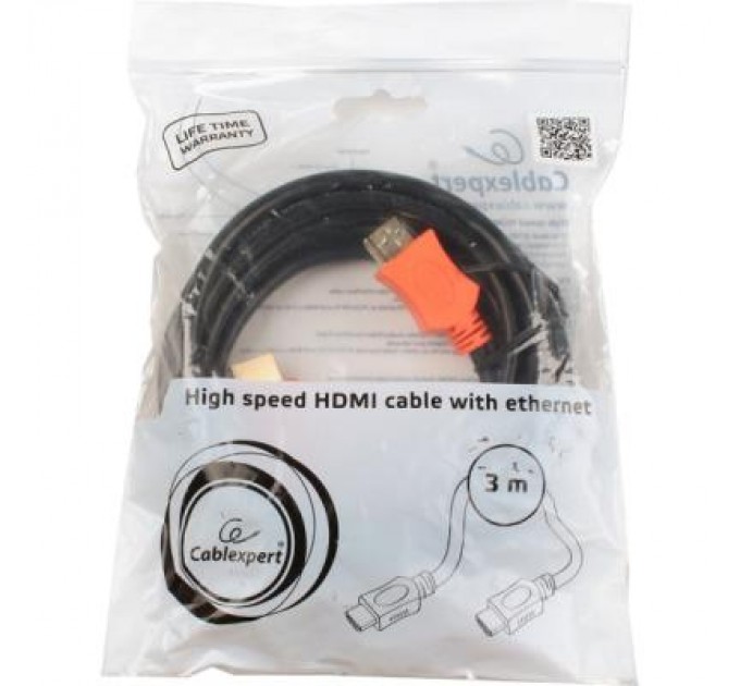 Cablexpert Кабель мультимедійний HDMI to HDMI 3.0m Cablexpert (CC-HDMI4L-10)