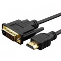Patron Кабель мультимедійний HDMI to DVI 24+1 1.8m Patron (CAB-PN-DVI-HDMI-18F)