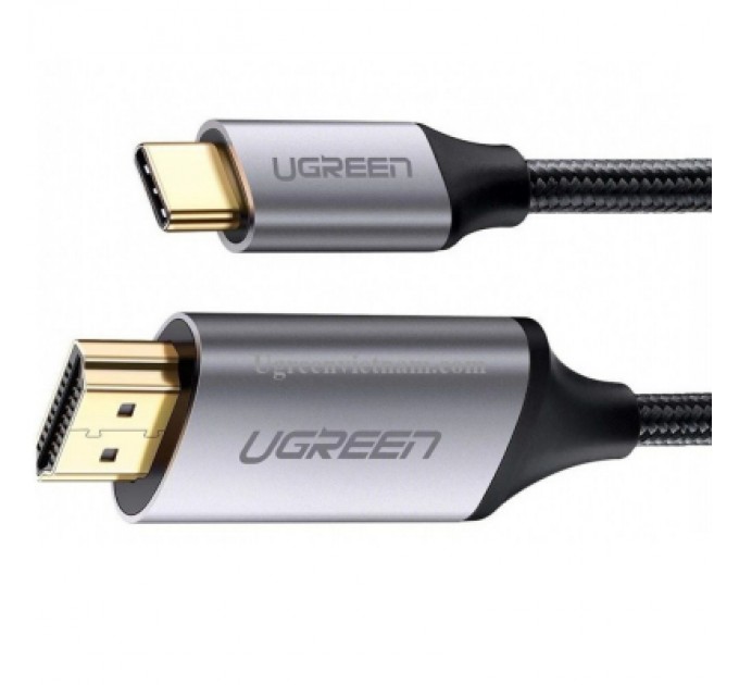 Ugreen Перехідник Ugreen Type-C M to HDMI M 1.5m MM142 Alum. (Gray\Black) (50570)