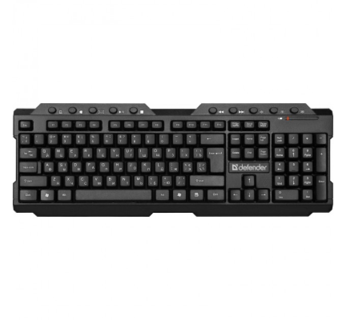 Defender Клавіатура Defender Element HB-195 Wireless UKR Black (45189)