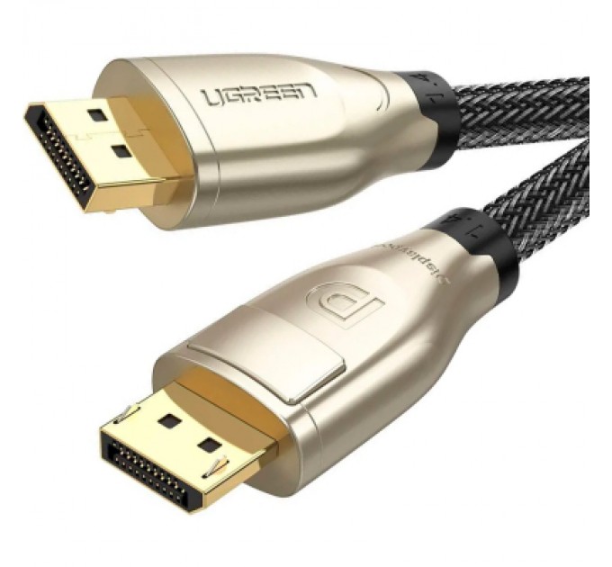 Ugreen Кабель мультимедійний DisplayPort 2.0m V1.4 8K Zinc Alloy Shell DP112 Ugreen (60843)