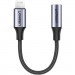 Ugreen Перехідник Lightning to 3.5mm 10cm Headphone Jack Adapter Model US211 gray Ugreen (30756)