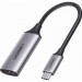 Ugreen Перехідник USB2.0 Type C to HDMI V2.0 4K60Hz 10cm CM297 gray Ugreen (70444)