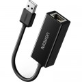 Ugreen Перехідник USB 2.0 to Ethernet RJ45 10/100 Mb CR110 Ugreen (20254)