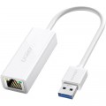 Ugreen Перехідник USB 3.0 to Ethernet RJ45 1000 Mb CR111 White Ugreen (20255)