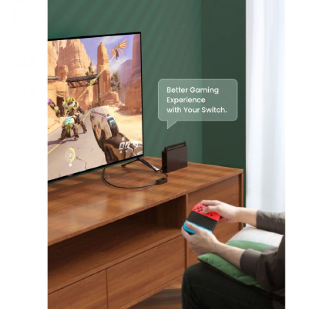 Ugreen Перехідник USB 3.0 to Ethernet RJ45 1000 Mb CR111 Black Ugreen (20256)