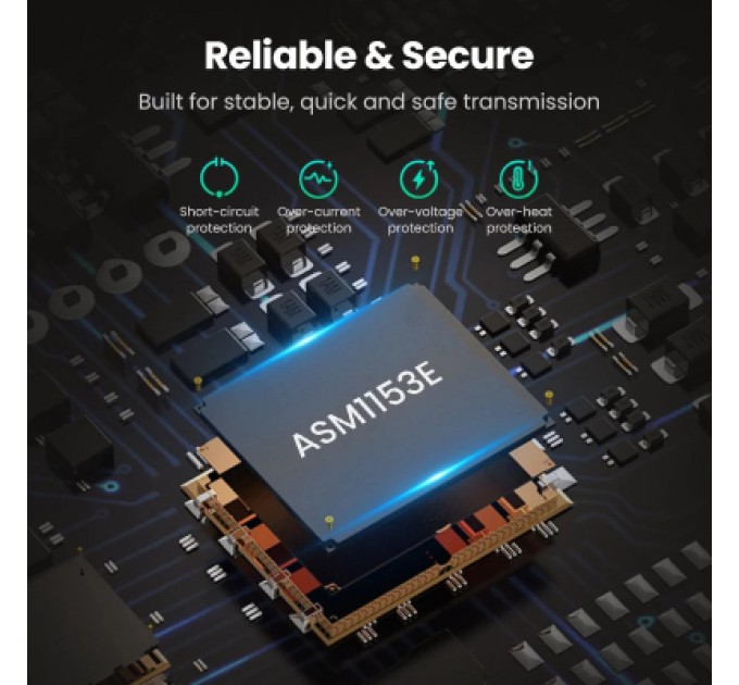 Ugreen Перехідник USB 3.0 Type-А to SATA III (F) CM321 Ugreen (70609)