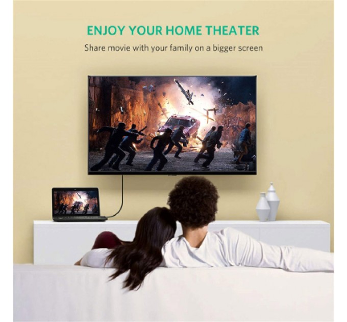 Ugreen Кабель мультимедійний Display Port to Display Port 2.0m V1.2 DP102 Ugreen (10211)