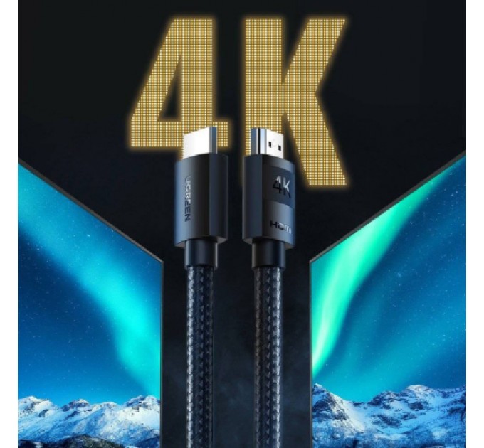 Ugreen Кабель мультимедійний HDMI to HDMI 5.0m V2.0 HD119 Cafule Ugreen (40103)