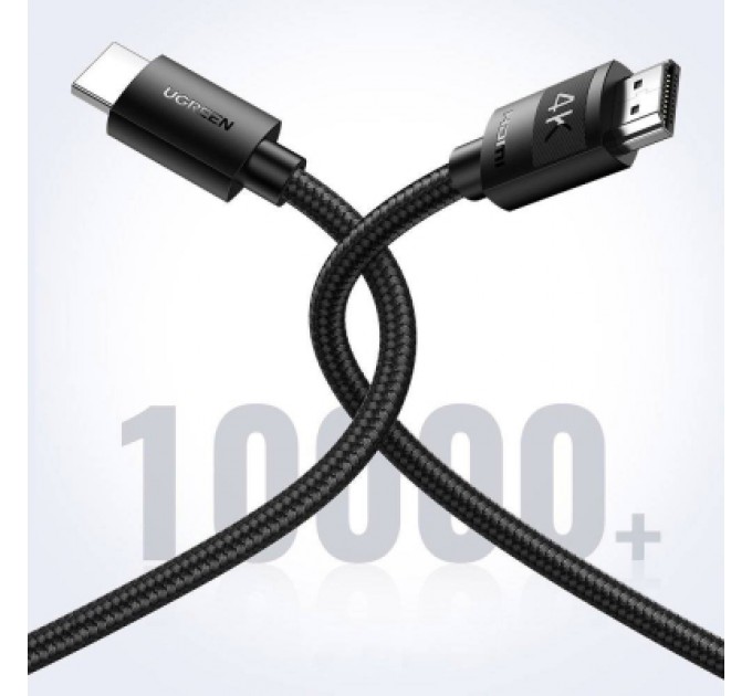 Ugreen Кабель мультимедійний HDMI to HDMI 5.0m V2.0 HD119 Cafule Ugreen (40103)