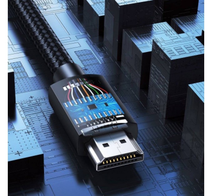 Ugreen Кабель мультимедійний HDMI to HDMI 5.0m V2.0 HD119 Cafule Ugreen (40103)