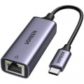 Ugreen Перехідник USB 3.1 Type-C to Ethernet RJ45 1000 Mb CM199 Ugreen (50737)