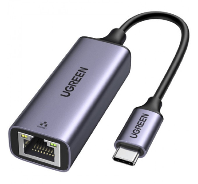 Ugreen Перехідник USB 3.1 Type-C to Ethernet RJ45 1000 Mb CM199 Ugreen (50737)