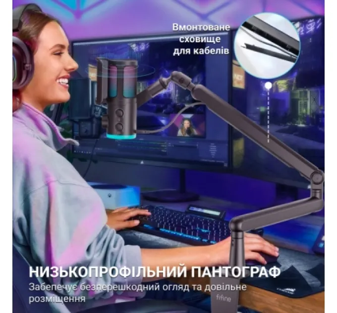 Fifine Мікрофон Fifine TAM6 Black (TAM6)