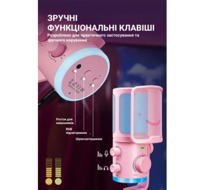 Fifine Мікрофон Fifine TAM6P Pink (TAM6P)