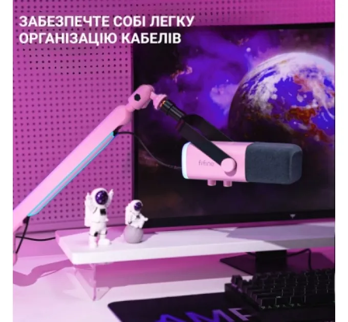 Fifine Мікрофон Fifine TAM8P USB/XLR Pink (TAM8P)