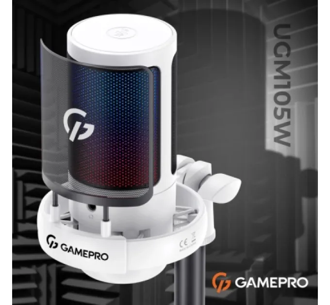 GamePro Мікрофон GamePro UGM105W White (UGM105W)
