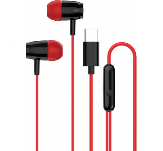 Canyon Навушники Canyon SEP-5 Type-C Red (CNS-CEP5R)