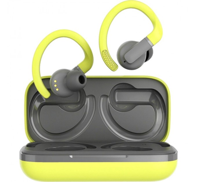 Canyon Навушники Canyon OnRun 11 Sport TWS Yellow/Grey (CNS-TWS11GR)