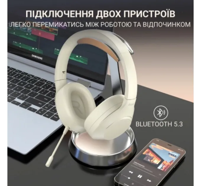 Fifine Навушники Fifine X3W Wireless White (X3W)