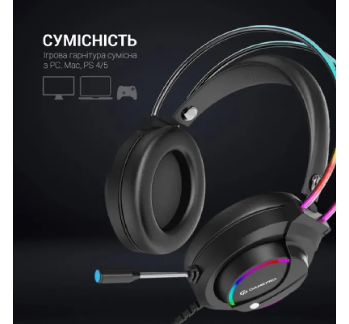 GamePro Навушники GamePro HS733 Black (HS733)