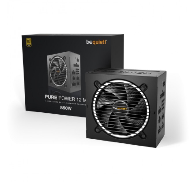 Be quiet! Блок живлення Be quiet! 850W PURE POWER 12 M (BN344)