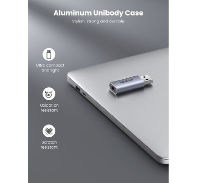 Ugreen Звукова плата Ugreen CM383 gray (80864)