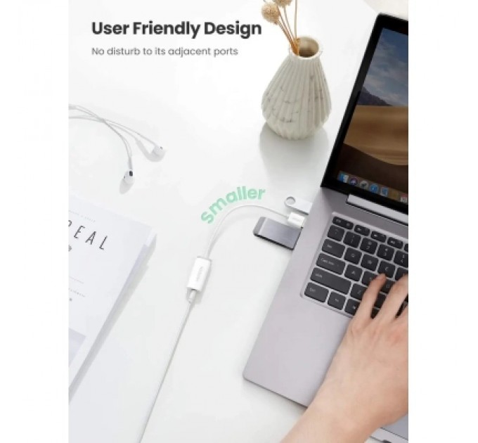 Ugreen Звукова плата Ugreen US206 white (30712)