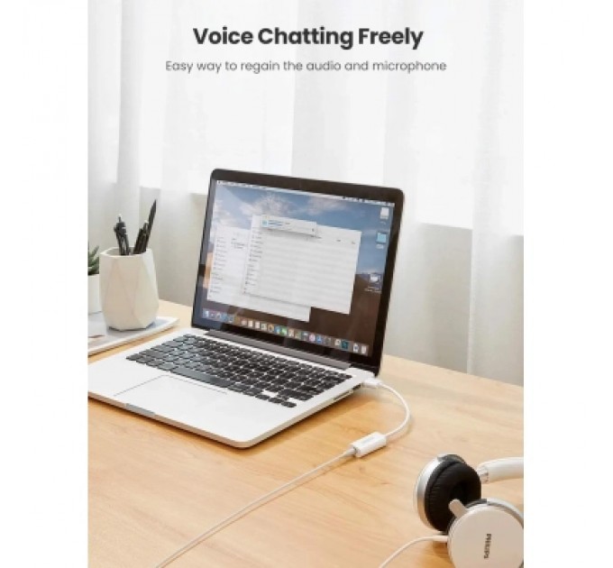 Ugreen Звукова плата Ugreen US206 white (30712)