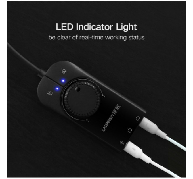 Ugreen Звукова плата Ugreen CM129 black (40964)