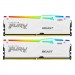 Kingston Fury (ex.HyperX) Модуль пам'яті для комп'ютера DDR5 32GB (2x16GB) 6000 MHz Beast White RGB EXPO Kingston Fury (ex.HyperX) (KF560C30BWEAK2-32)