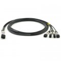 Alistar Оптичний патчкорд Alistar QSFP to 4*SFP+ 40G Directly-attached Copper Cable 5M (DAC-QSFP-4SFP+-5M)
