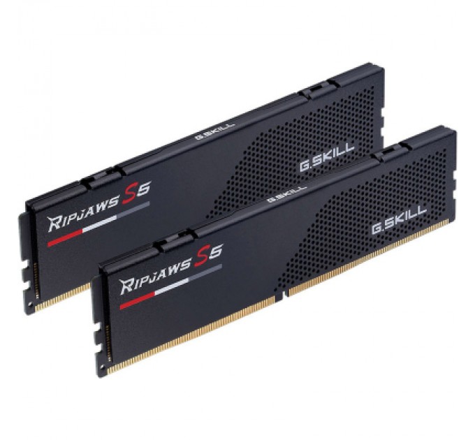 G.Skill Модуль пам'яті для комп'ютера DDR5 48GB (2x24GB) 5200 MHz Ripjaws S5 Black G.Skill (F5-5200J4040A24GX2-RS5K)