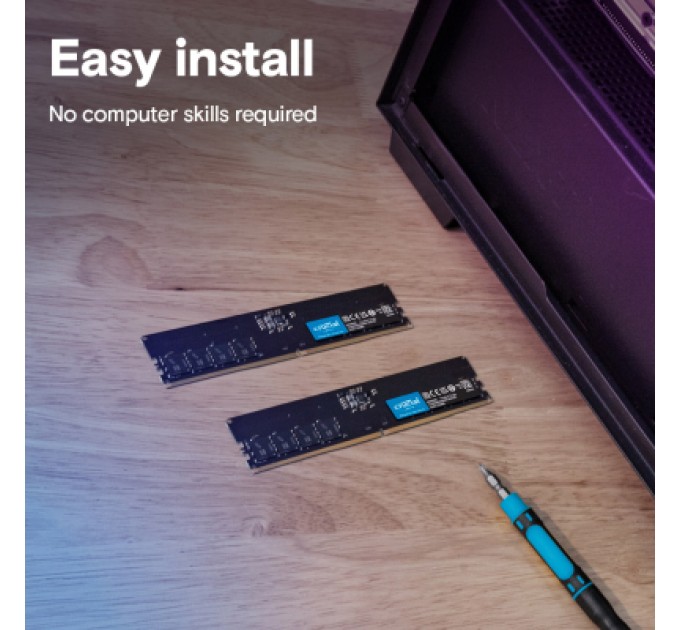 Micron Модуль пам'яті для комп'ютера DDR5 32GB 5600 MHz Micron (CT32G56C46U5T)